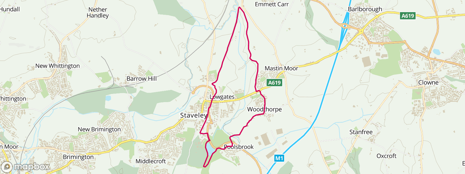 Mdy Wlk Frm Poolsbrook Cpk Trans Pennine Trail Renishaw