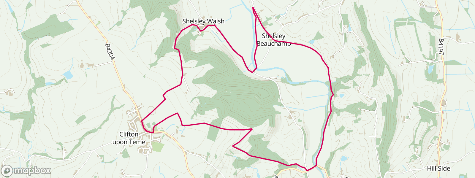 Country Walking Clifton Upon Teme Worcestershire