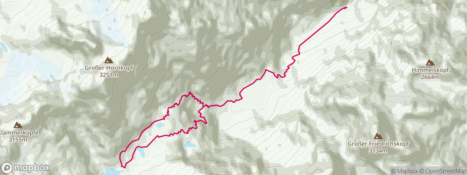 Gradental zur Adolf Nossberger Hütte Rundweg