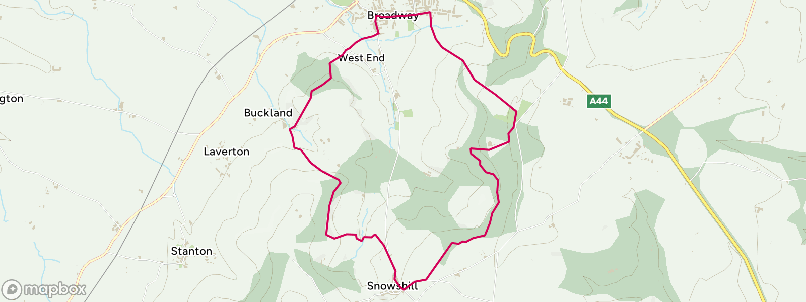 Broadway Circular walk including Snowshill Village