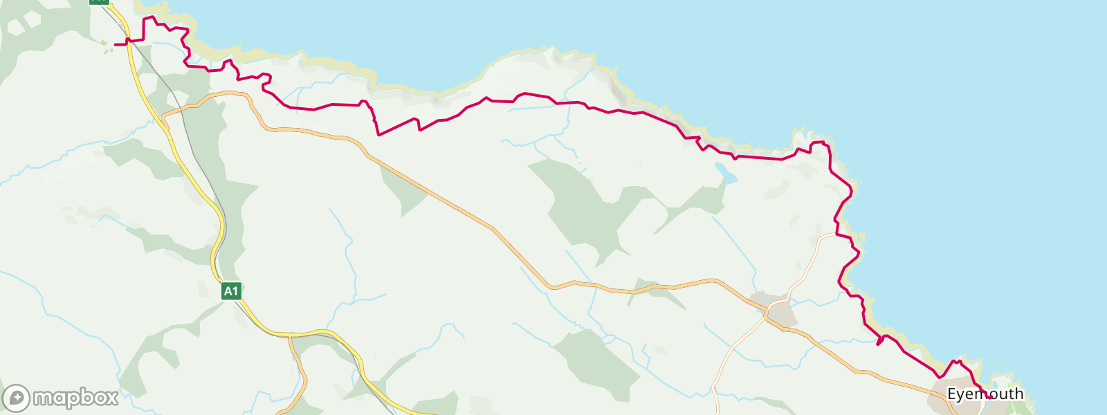 Berwickshire Coast Path - Cockburnspath to Eyemouth.