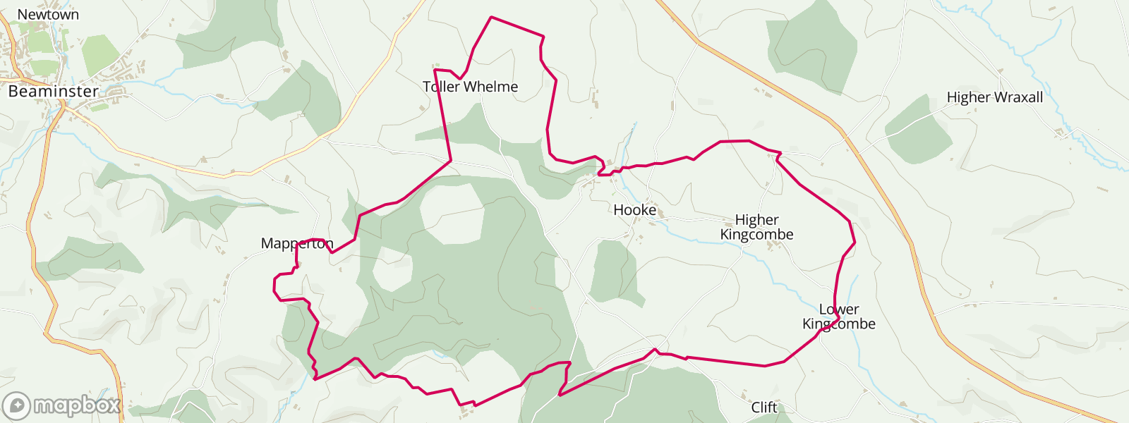 Lower Kingcombe Hooke, Mapperton, Lower Kingcombe