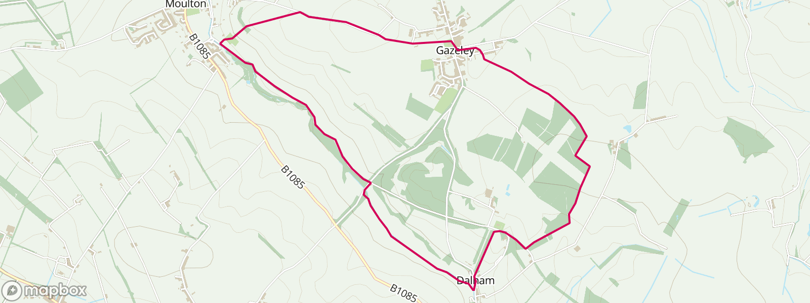 3 churches walk Dalham/Gazely/Moulton