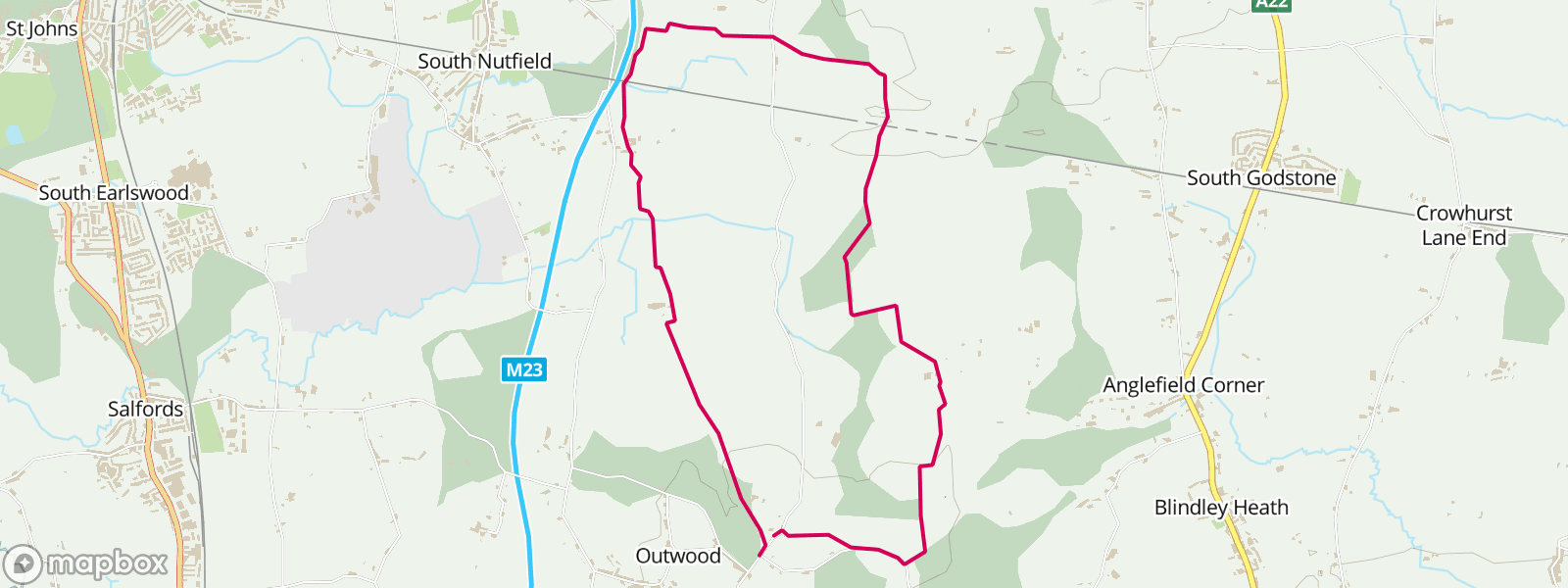 Country Walking: Outwood Common, Surrey