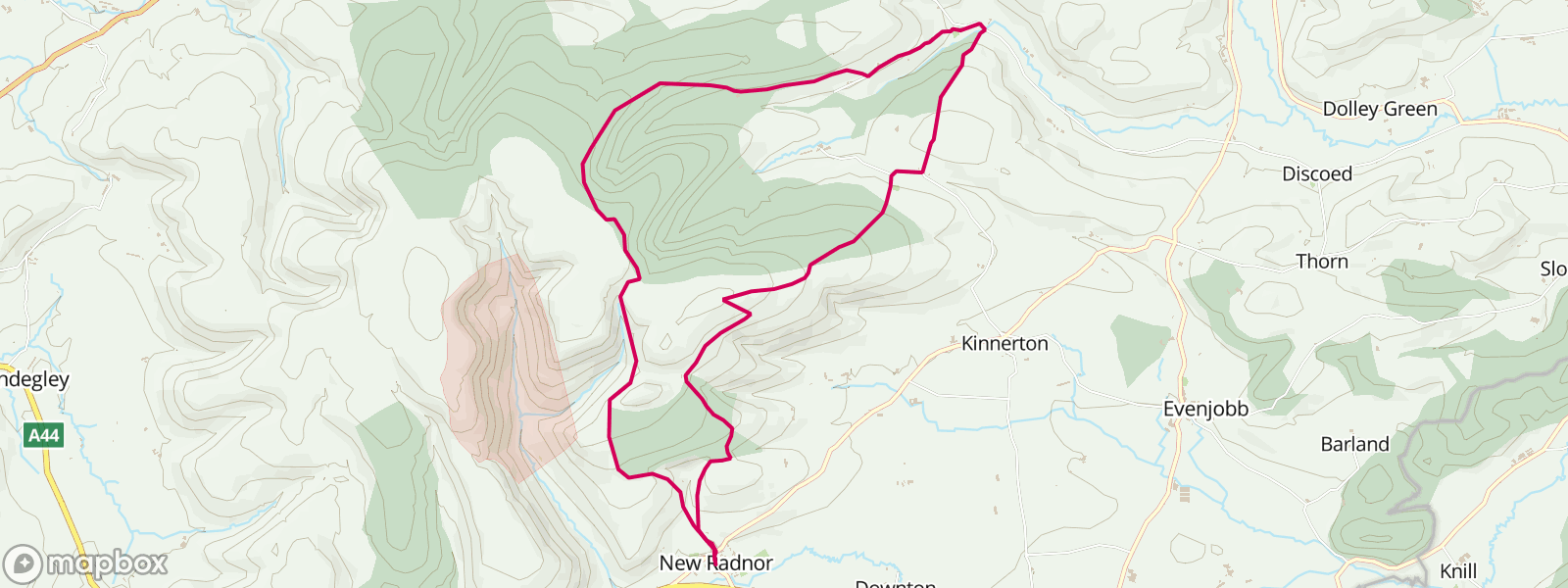 Radnor Forest Map Photos Diagrams Topos Summitpost