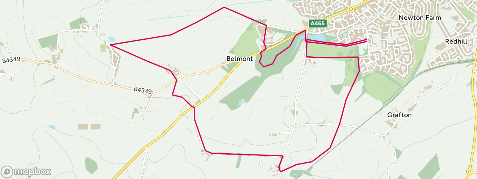 Belmont Circular 9.5 , (5.9 miles )