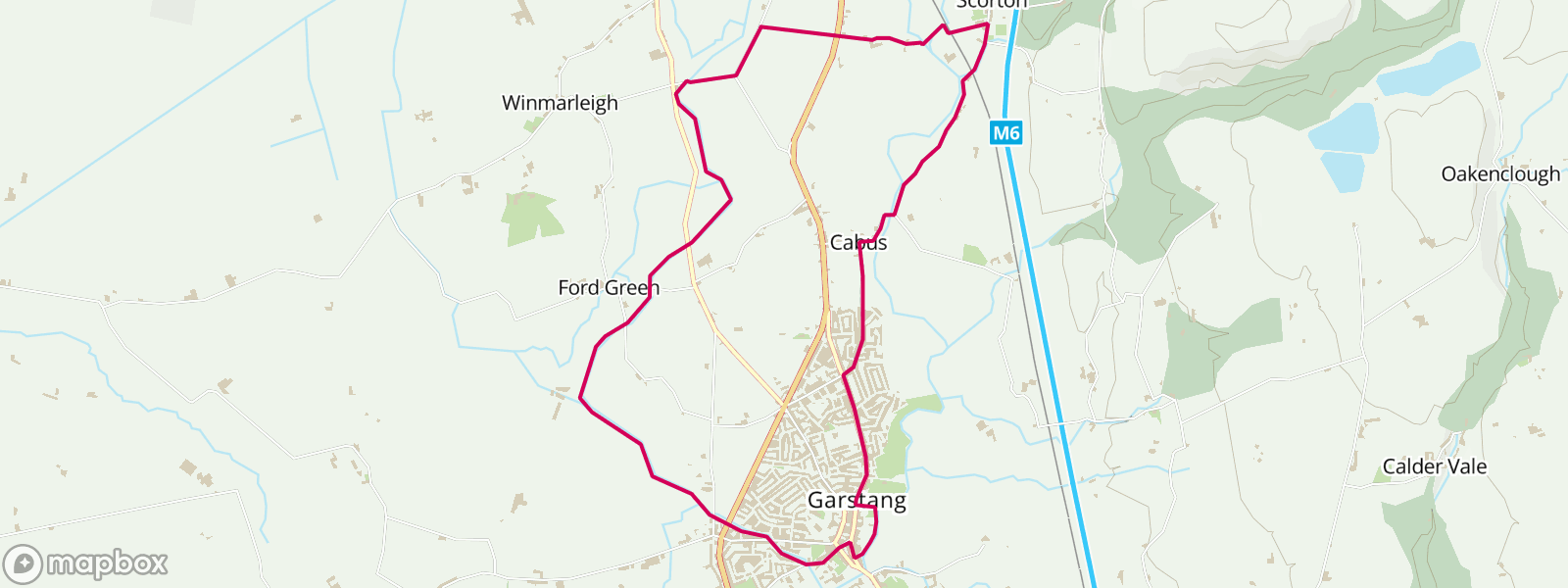 Garstang round 7.25 miles