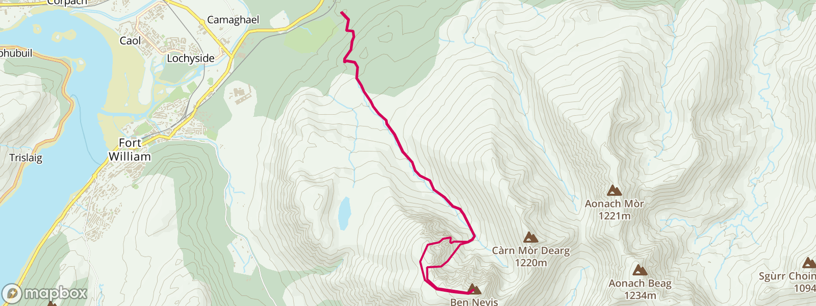 Ben Nevis- Ledge Route & Gully No4