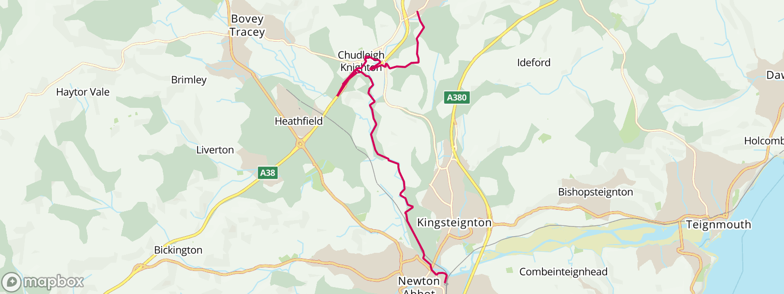 Chudleigh to Newton Abbot