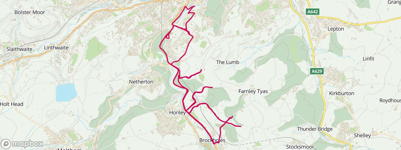 part hilly Holme valley