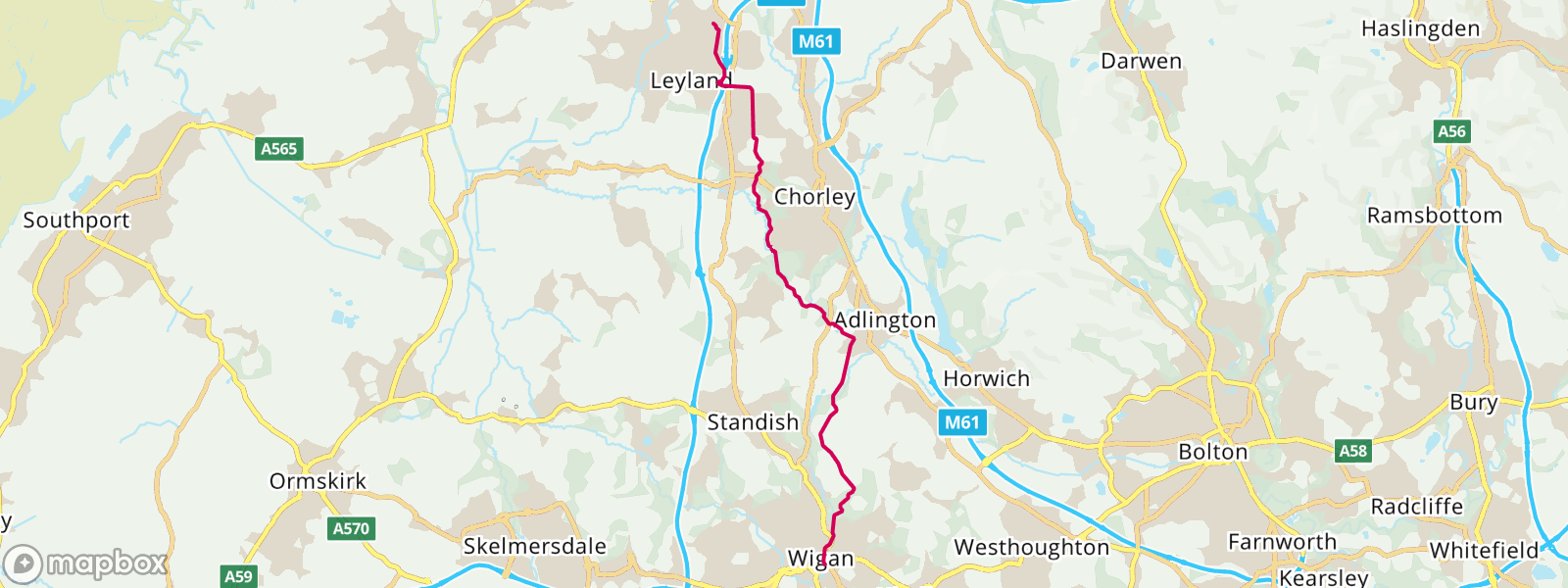 LEJOG 2024 Day 30 - Wigan to Farrington