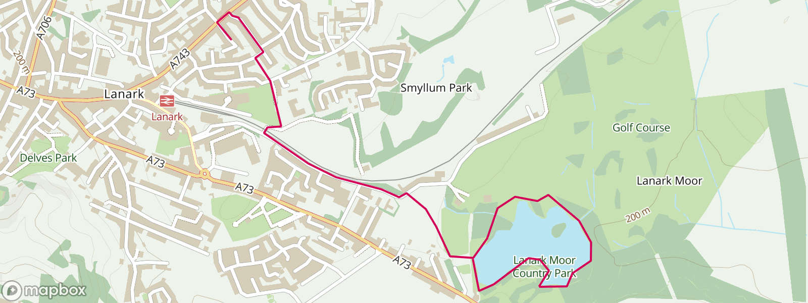 Lanark loch 4 miles