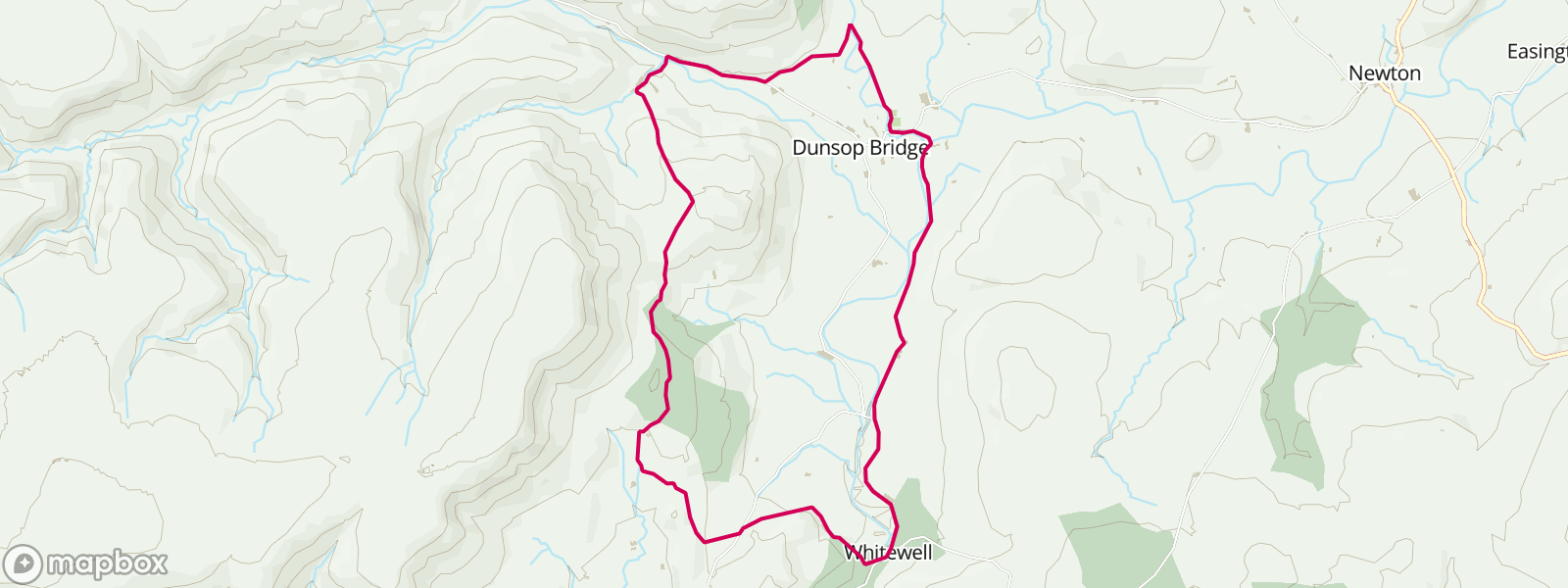 dunsop bridge cycle route