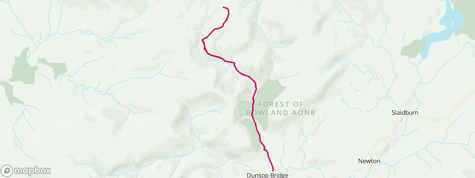 dunsop bridge cycle route