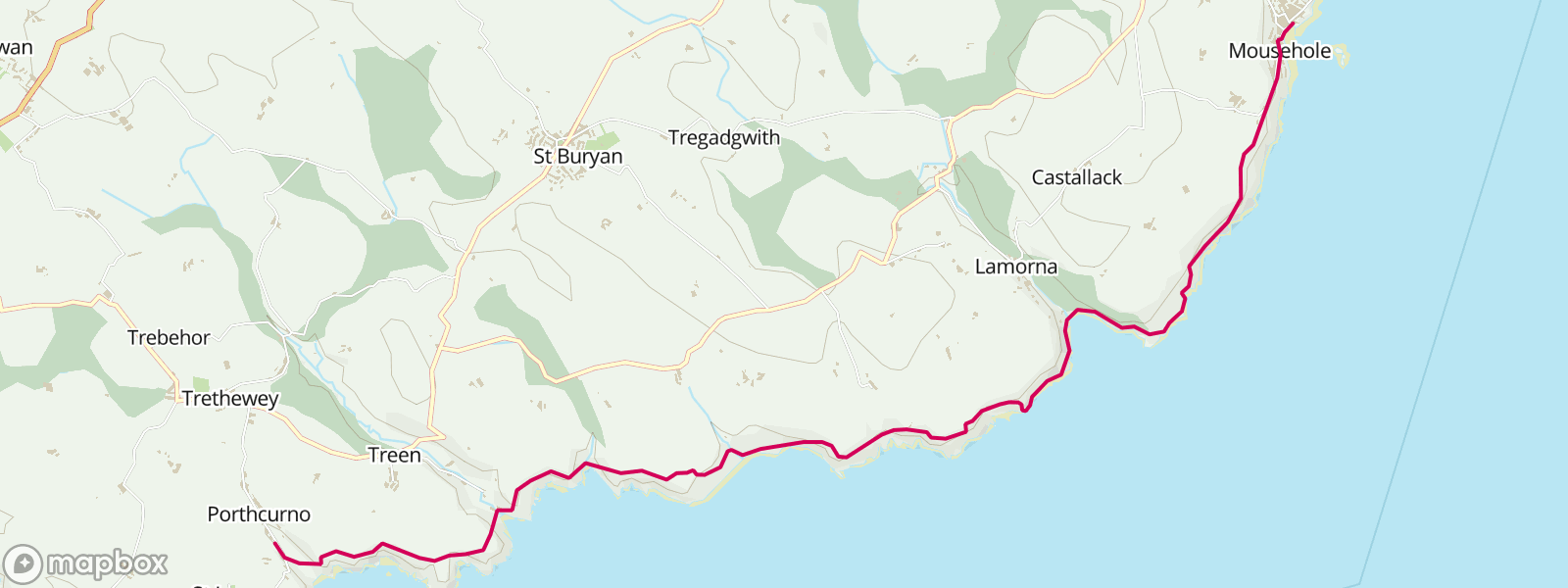 Country Walking: Mousehole to Porthcurno, Cornwall