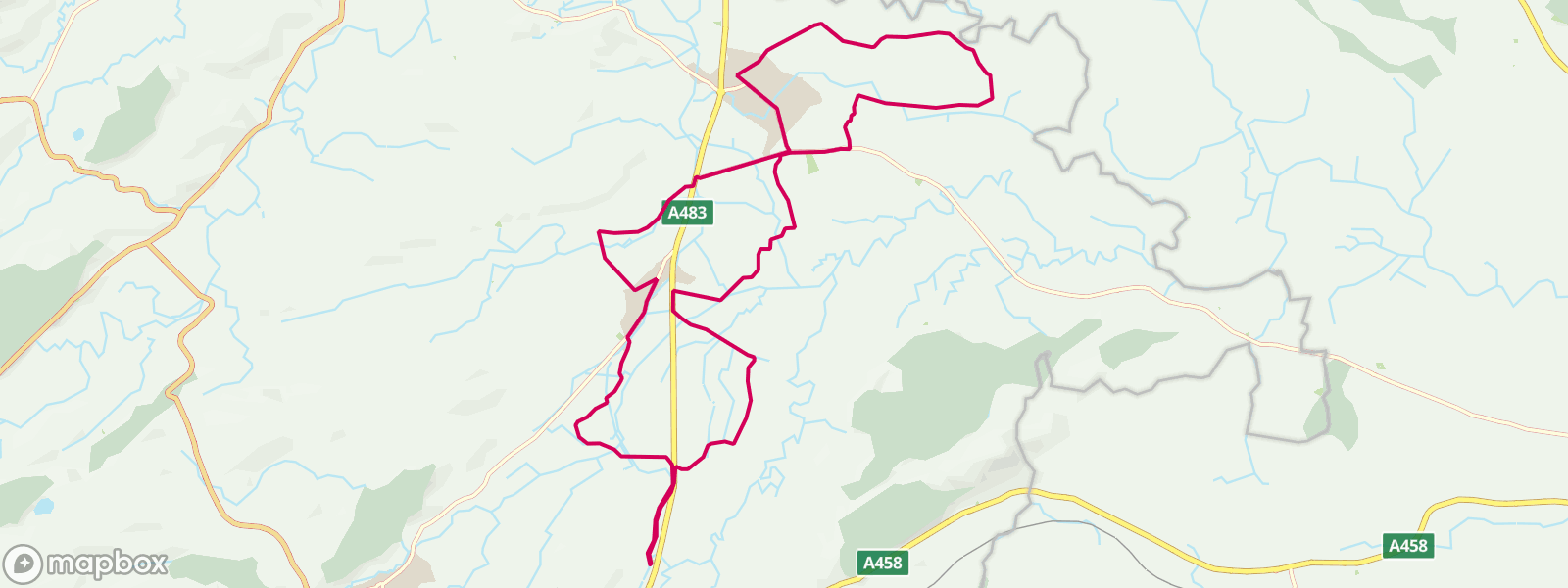 Pool Quay to Four Crosses Circuit