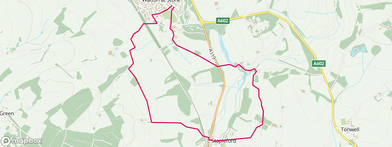 Watton to Stapleford 5.3 miles