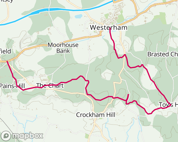 Country Walking: Limpsfield to Westerham, Surrey/Kent