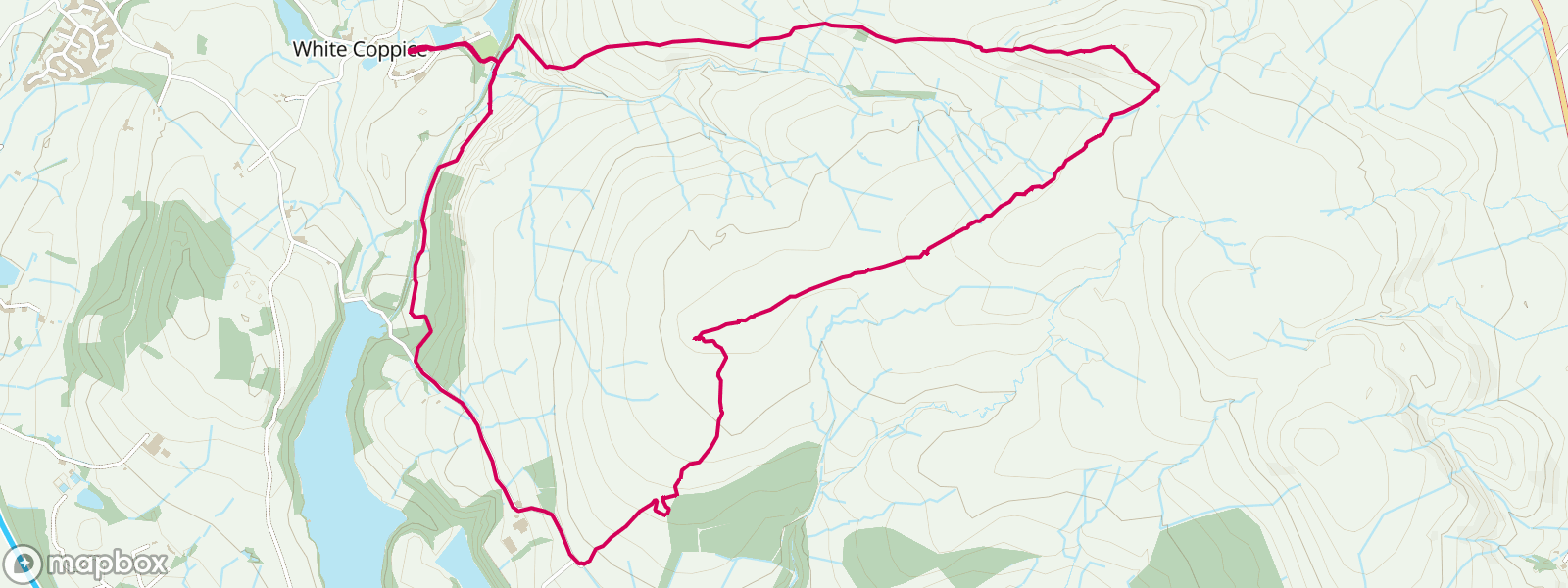 White Coppice - Pikestones - Hirst Hill - Round Loaf - Great Hill.