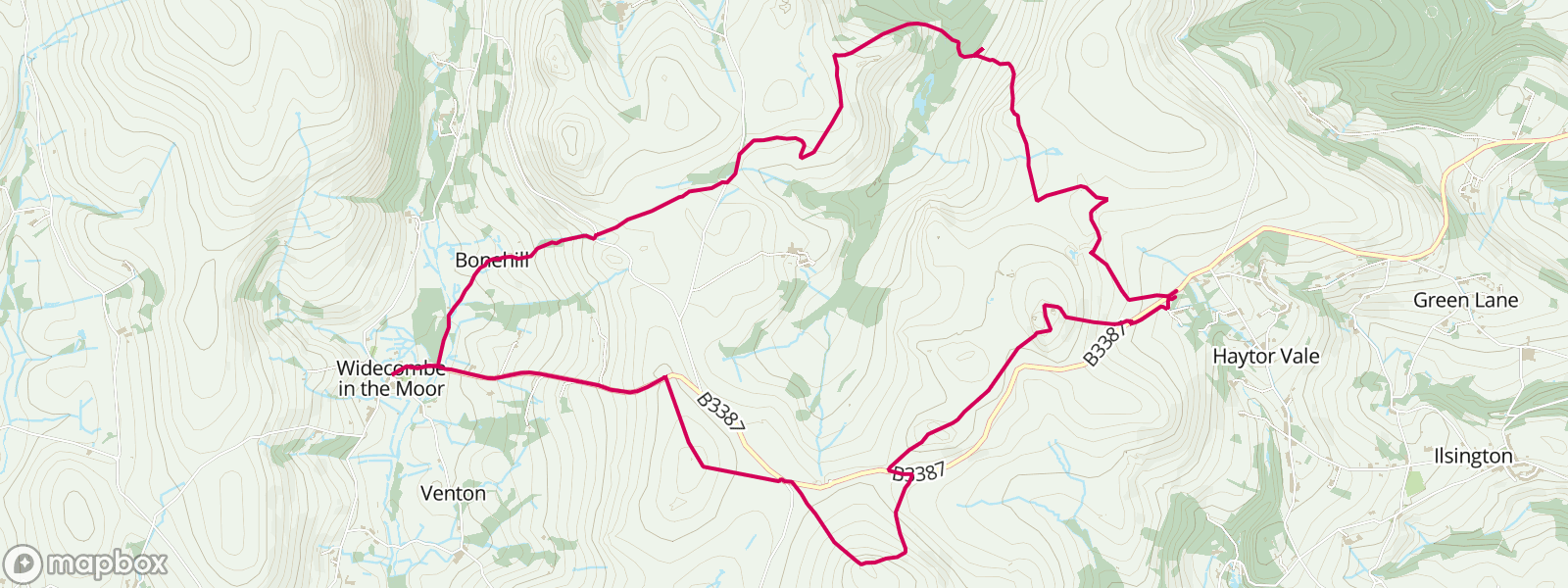 Haytor Pub Walk 2 - Widdecombe Old Inn and Rugglestone Inn