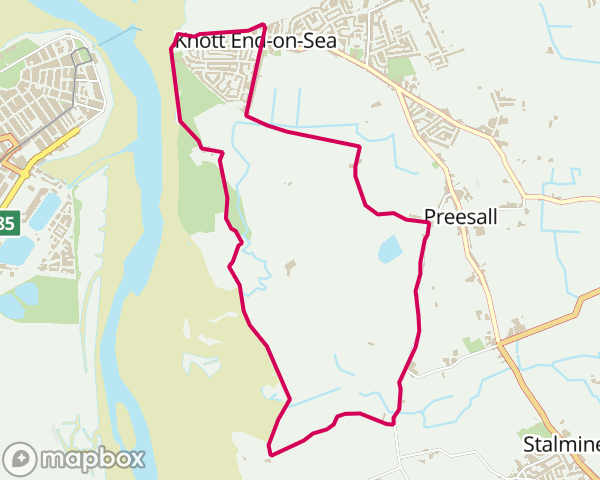 Little Knott(Wetland / Tidal), Wyre - Area Information, Map, Walks.