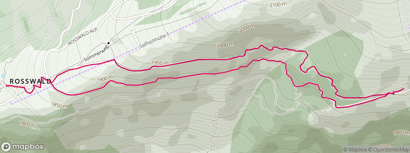 Rosswald: Rundweg Bergwasser