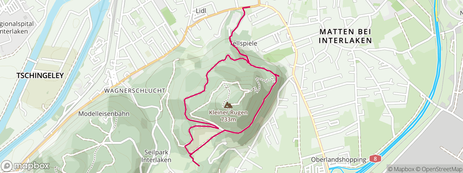 The Kleiner Rugen circular path